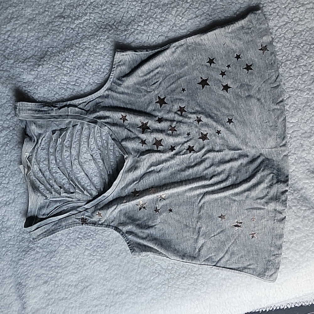 3 for $25 Aeropostale Crop Top Cut-Out Tank Top with Stars